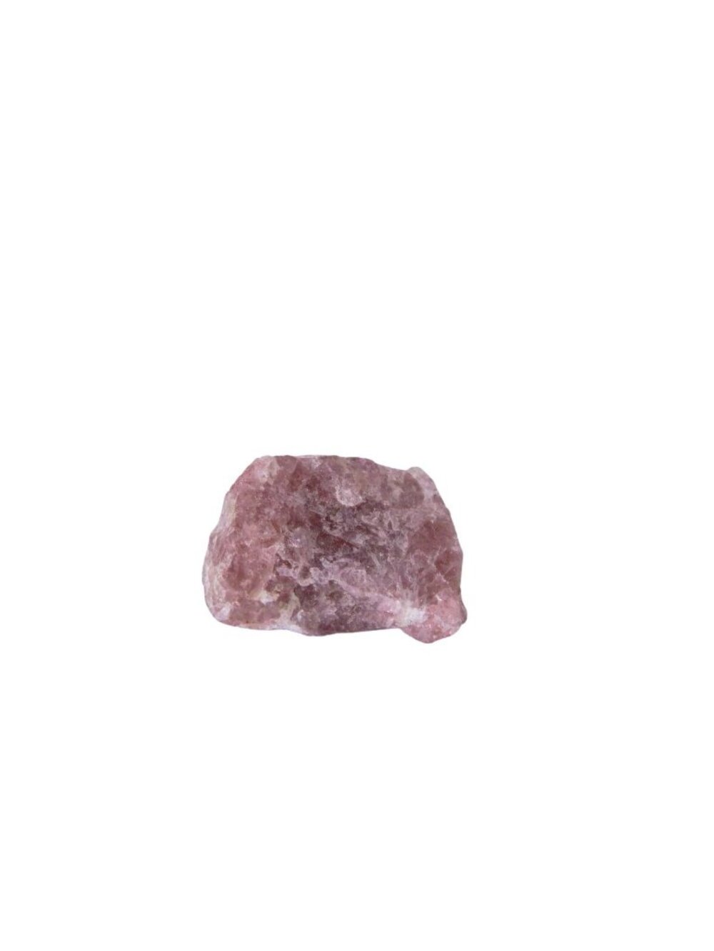 Small Raw Rose Quartz Stone Pink Rough Crystal Chunk Altar Decor 0.8 Oz